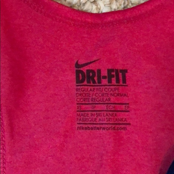 2 Nike dri-fit tops NWOT pink/blue - Picture 3 of 3
